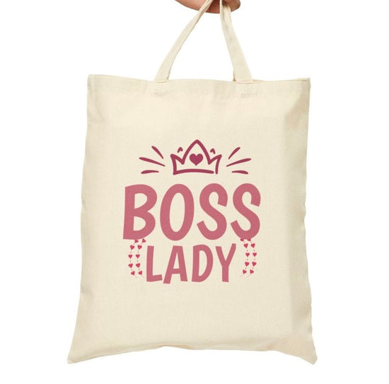 Boss Lady Tote Bag - Bold Printed Tees