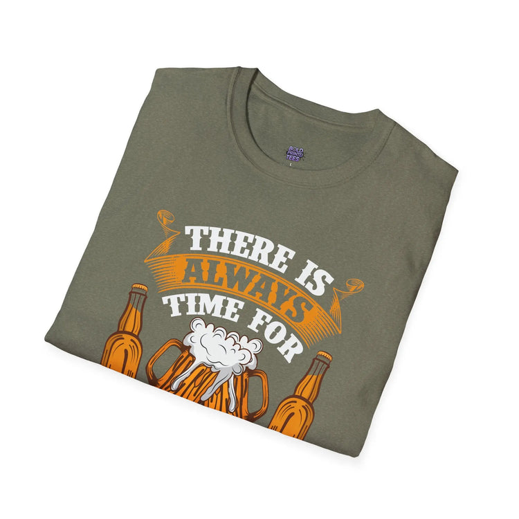 Always Time for Another Beer T-Shirt Funny Drinking Party Bar Tee Printify
