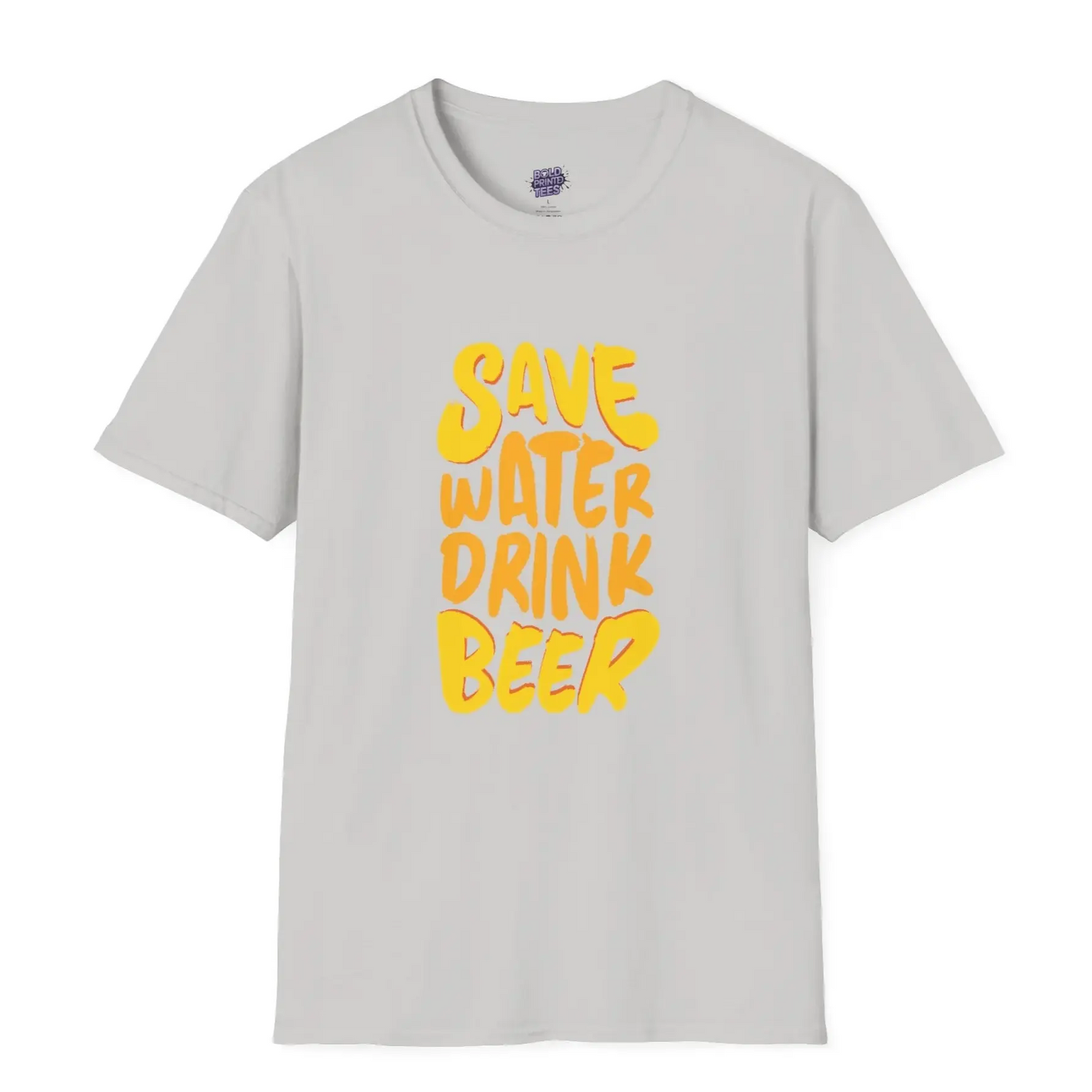 Save Water Drink Beer T-Shirt Funny Beer Lover Gift, Unisex Party Tee - Bold Printed Tees