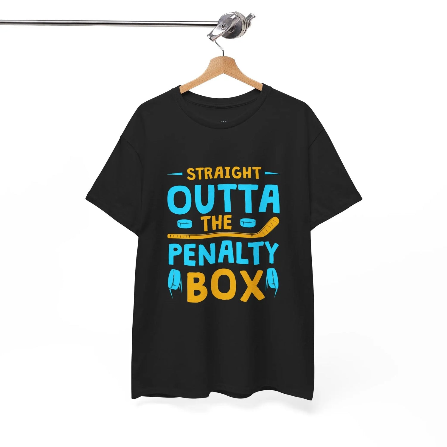 Straight Outta The Penalty Box Hockey Lover T-Shirt Printify