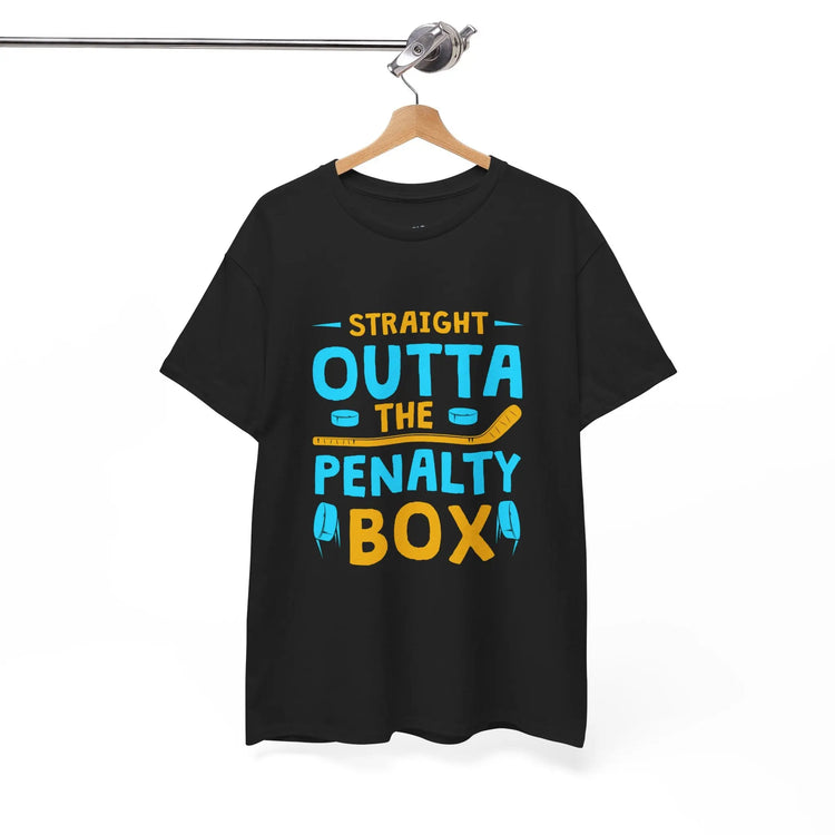 Straight Outta The Penalty Box Hockey Lover T-Shirt Printify