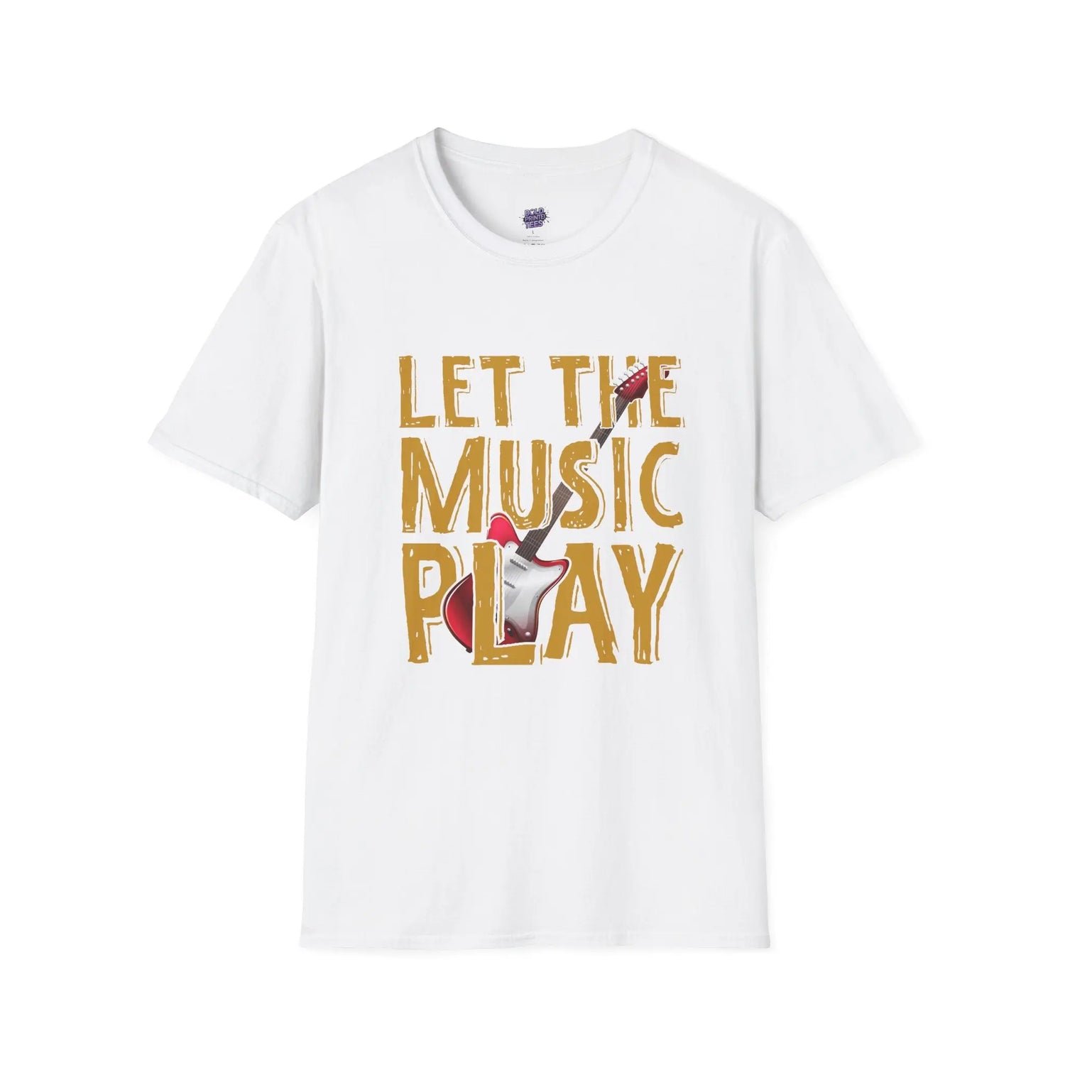 Let the Music Play T-Shirt Unisex Music Lover Tee, Concert Outfit, Casual Graphic Shirt - Bold Printed Tees