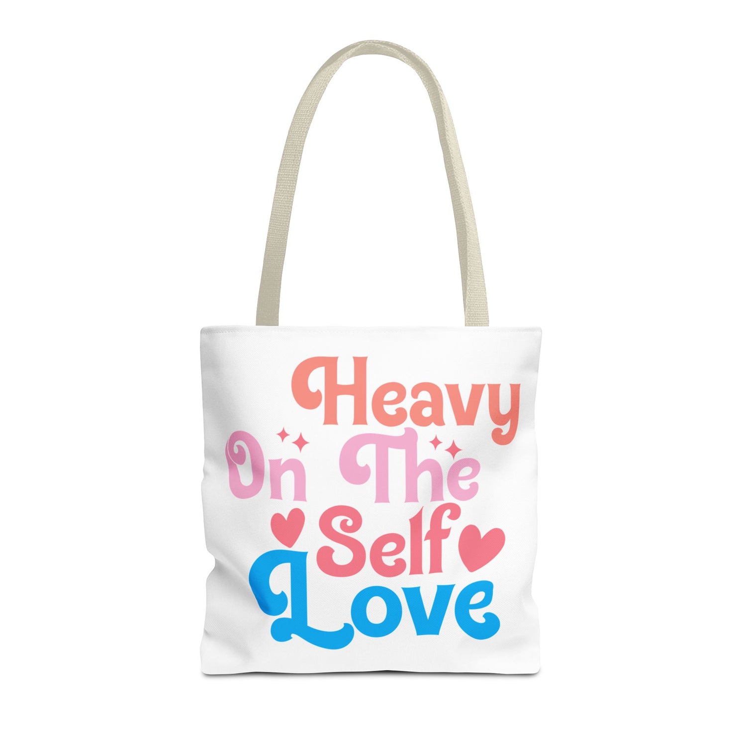 Tote Bag “Heavy On The Self Love" - Bold Printed Tees