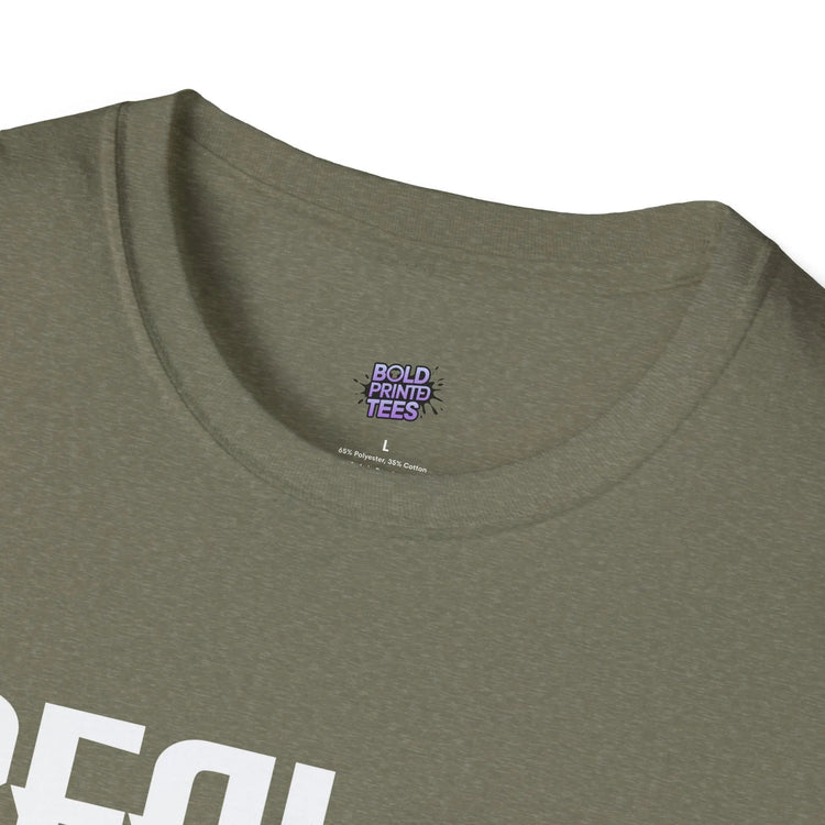 Real Men Love Dogs T-Shirt Funny Dog Lover Gift, Cute Puppy Graphic Shirt - Bold Printed Tees