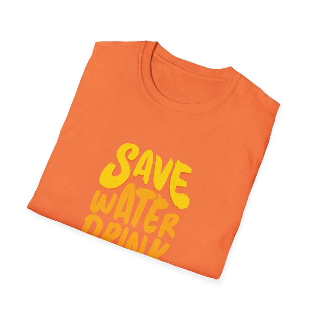 Save Water Drink Beer T-Shirt, Funny Gift for Beer Lovers, Unisex Graphic Tee,