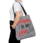 Shopping Is My Cardio Tote Bag - Bold Printed Tees
