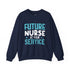 Future Nurse at Your Service Crewneck Sweatshirt - Bold Printed Tees