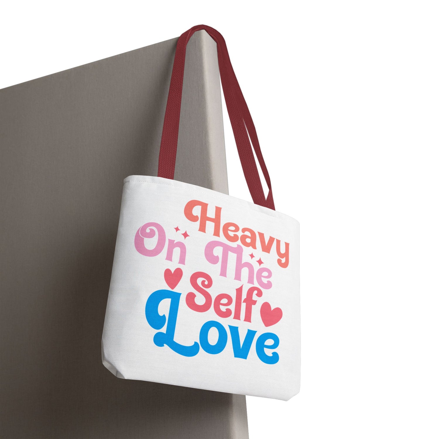 Tote Bag “Heavy On The Self Love" - Bold Printed Tees