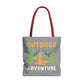 Outdoor Adventure Tote Bag Camping Design - Bold Printed Tees
