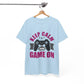 Keep Calm and Game On T-Shirt Funny Gamer Tee, Casual Gaming Graphic Shirt - Bold Printed Tees