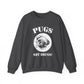 Pugs Not Drugs Sweatshirt Funny Dog Lover Crewneck, Cute Pug Graphic Pullover, Unisex Heavy Blend Sweater - Bold Printed Tees