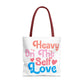 Tote Bag “Heavy On The Self Love" - Bold Printed Tees