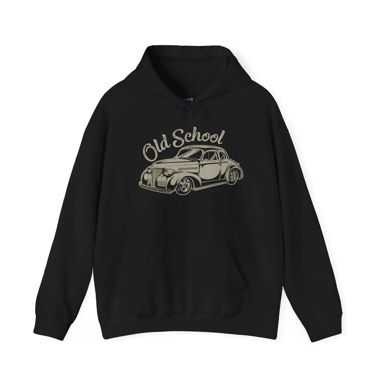 Old School Classic Car Hoodie | Vintage Retro Car Lover Pullover Sweatshirt - Bold Printed Tees