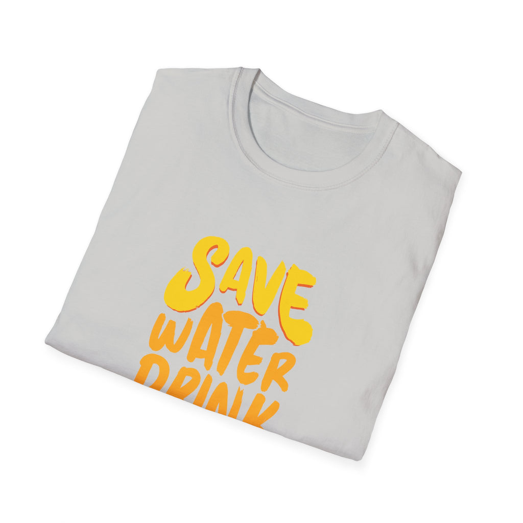 Save Water Drink Beer T-Shirt, Funny Gift for Beer Lovers, Unisex Graphic Tee,