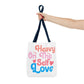Tote Bag “Heavy On The Self Love" - Bold Printed Tees