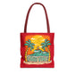 Good Vibes Beach Palm Tree Tote Bag - Bold Printed Tees
