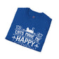 Cats Make Me Happy T-Shirt – Funny Cat Lover Tee, Gift for Cat Owners, Humorous Unisex Graphic Shirt