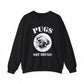 Pugs Not Drugs Sweatshirt Funny Dog Lover Crewneck, Cute Pug Graphic Pullover, Unisex Heavy Blend Sweater - Bold Printed Tees
