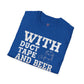 Funny Duct Tape & Beer T-Shirt – DIY Lover Gift, Home Improvement Humor Tee, Fix Anything Graphic Shirt