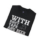 Funny Duct Tape & Beer T-Shirt – DIY Lover Gift, Home Improvement Humor Tee, Fix Anything Graphic Shirt