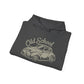 Old School Classic Car Hoodie | Vintage Retro Car Lover Pullover Sweatshirt - Bold Printed Tees