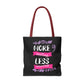 More Smiling Less Worrying Tote Bag - Bold Printed Tees
