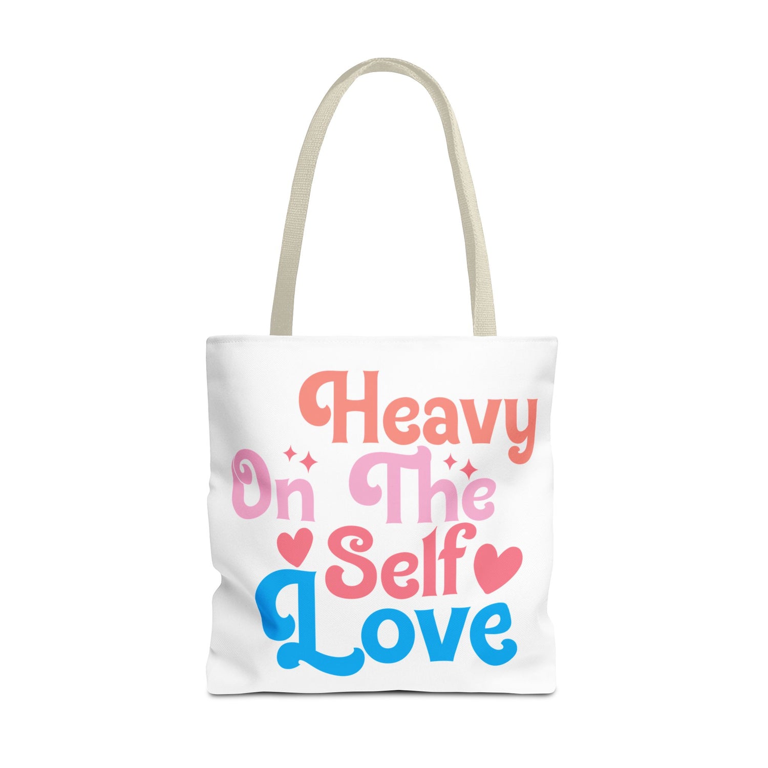Tote Bag “Heavy On The Self Love" - Bold Printed Tees
