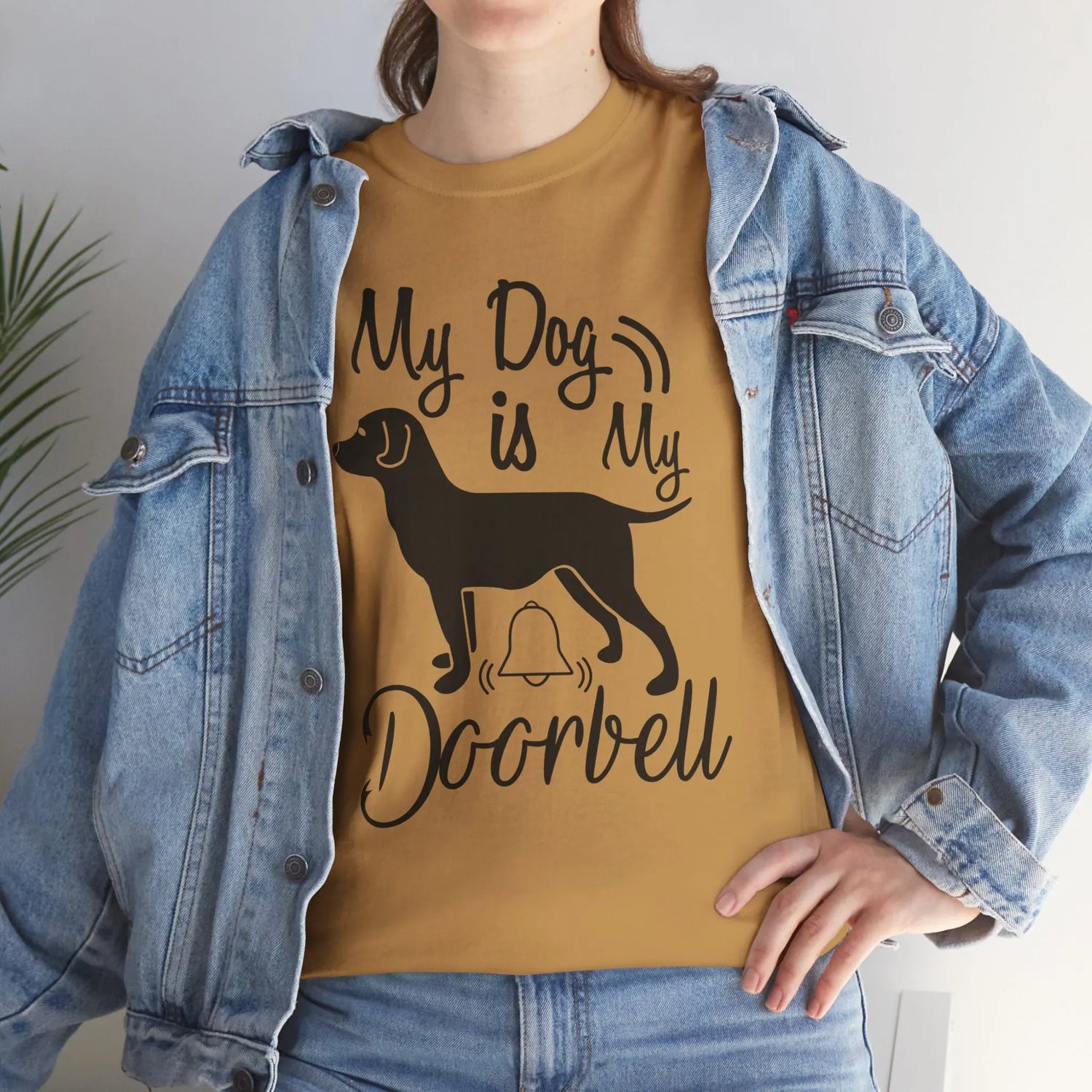My Dog Is My Doorbell Shirt Funny Dog Lover T Shirt Pet Owner - Bold Printed Tees