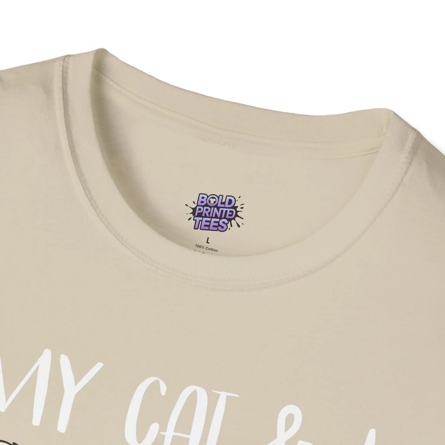 My Cat & I Talk Shit About You T-Shirt Funny Cat Lover Gift, Pet Parent Humor Tee - Bold Printed Tees