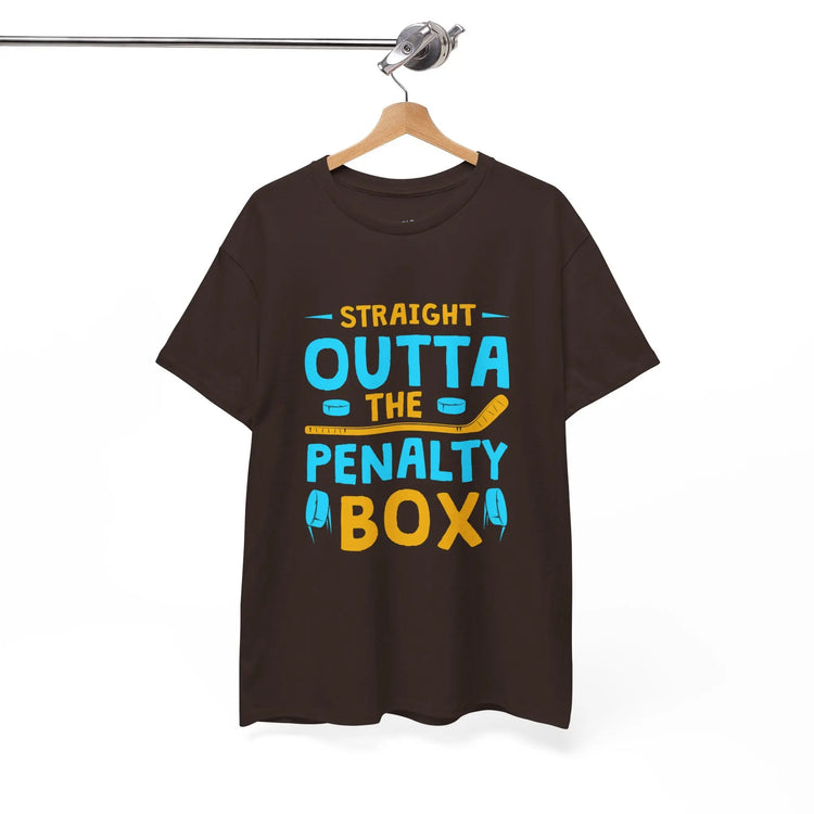 Straight Outta The Penalty Box Hockey Lover T-Shirt Printify