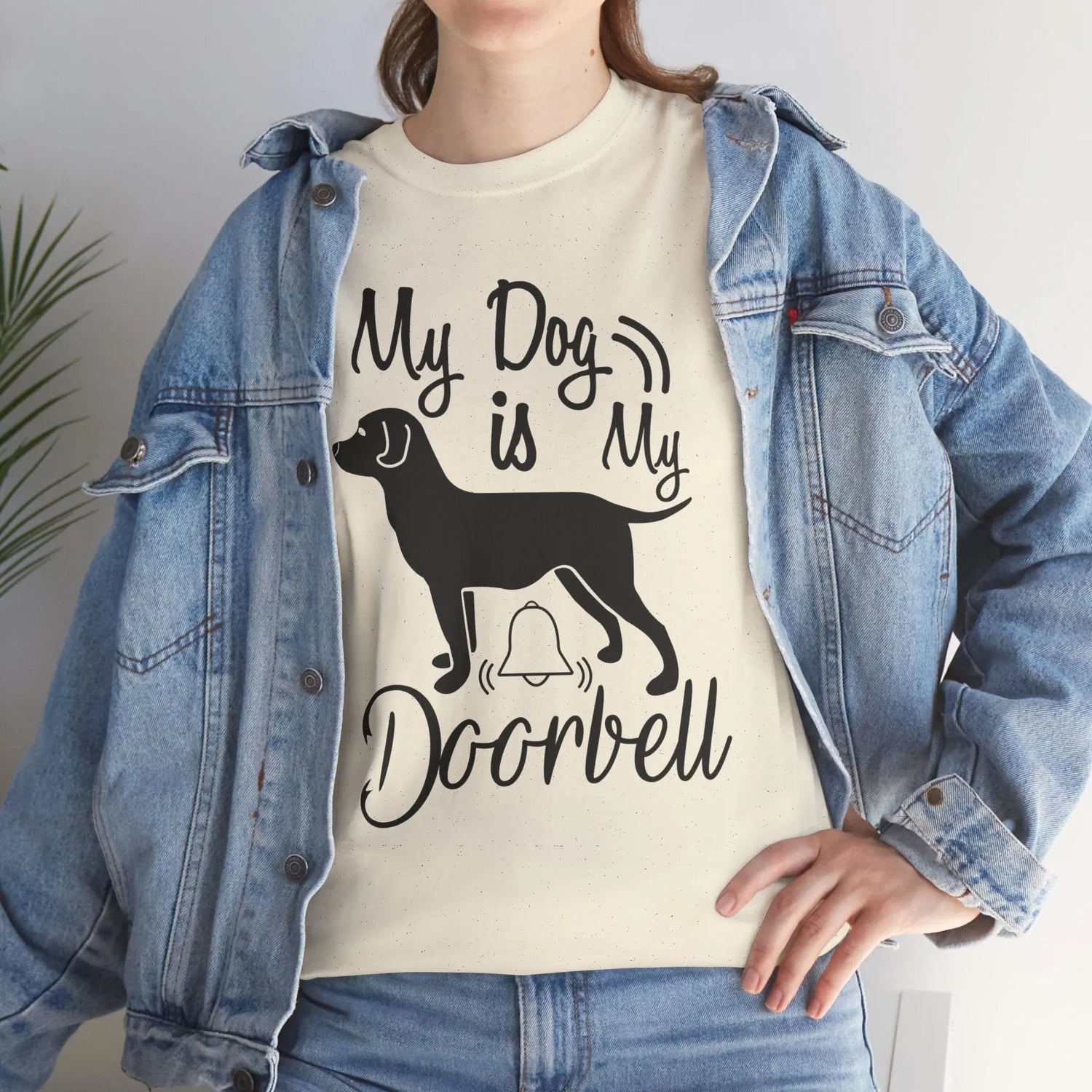 My Dog Is My Doorbell Shirt Funny Dog Lover T Shirt Pet Owner - Bold Printed Tees