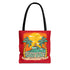 Good Vibes Beach Palm Tree Tote Bag - Bold Printed Tees