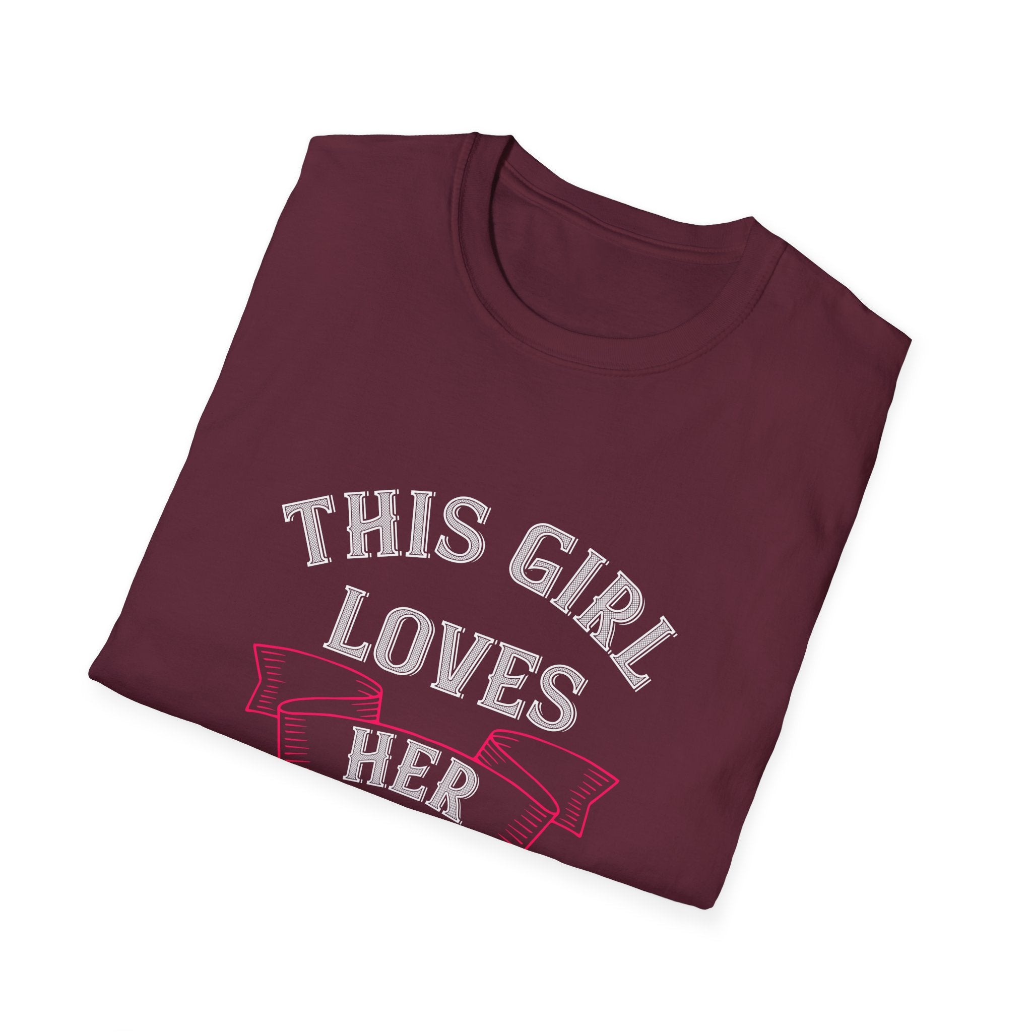 This Girl Loves Her Boyfriend, Cute Adorable Comfy Loving Softstyle T-Shirt