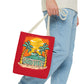 Good Vibes Beach Palm Tree Tote Bag - Bold Printed Tees