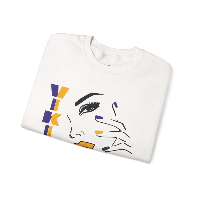 Vikings Diva Crewneck Sweatshirt – Football Game Day Attire - Bold Printed Tees