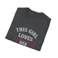 This Girl Loves Her Boyfriend, Cute Adorable Comfy Loving Softstyle T-Shirt