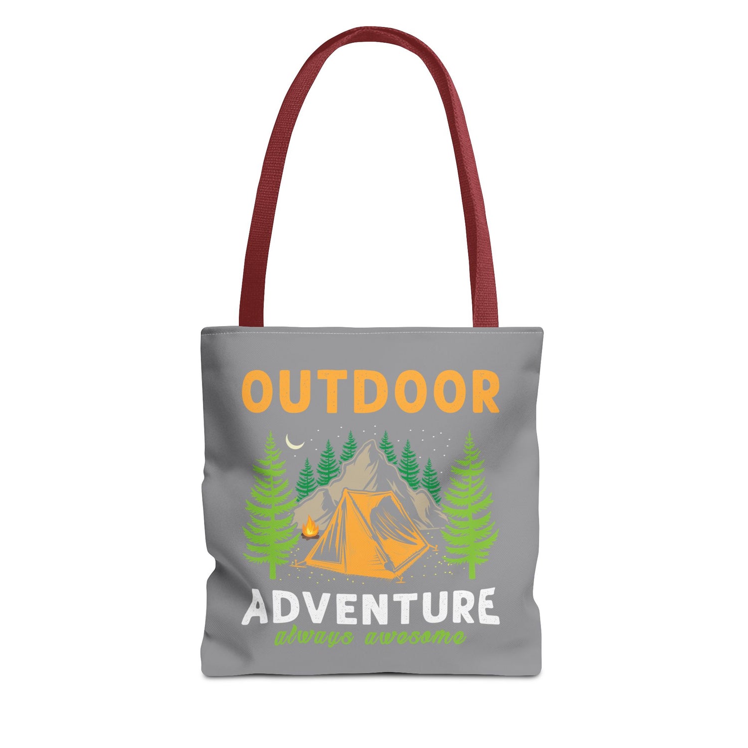Outdoor Adventure Tote Bag Camping Design - Bold Printed Tees