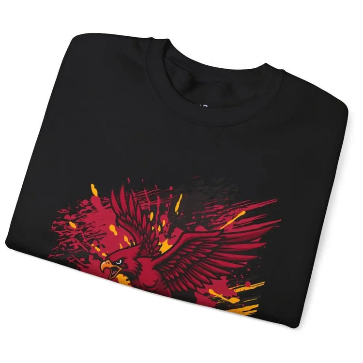 Fierce Cardinal Arizona Crewneck Football Sweatshirt - Bold Printed Tees