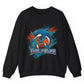 Bold Dolphin Miami Football Crewneck Sweatshirt - Bold Printed Tees