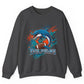 Bold Dolphin Miami Football Crewneck Sweatshirt - Bold Printed Tees