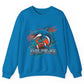 Bold Dolphin Miami Football Crewneck Sweatshirt - Bold Printed Tees
