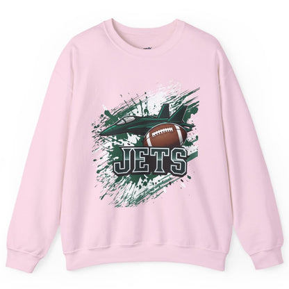 Jets Design New York Football Crewneck Sweatshirt