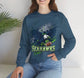 Fierce Hawk Seattle Football Seahawks Crewneck Sweatshirt - Bold Printed Tees