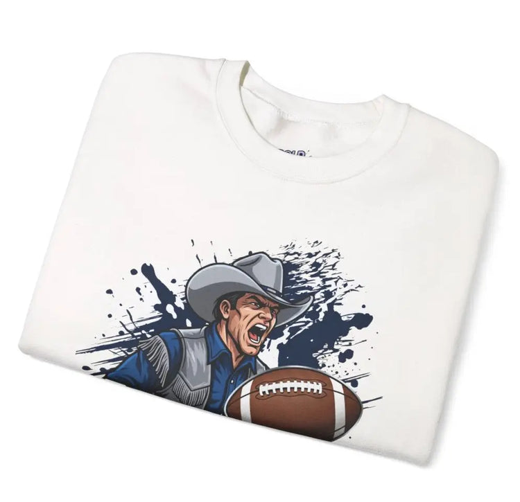 Cowboys Football Cowboy Design Dallas Sweatshirt - Bold Printed Tees