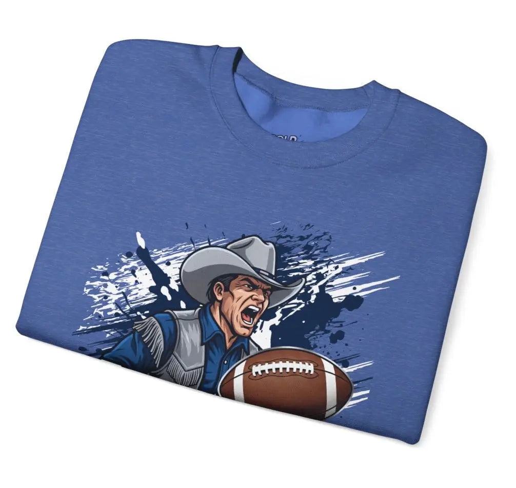 Cowboys Football Cowboy Design Dallas Sweatshirt - Bold Printed Tees
