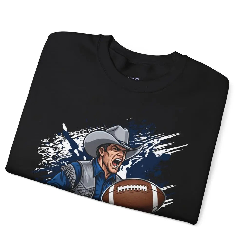Cowboys Football Cowboy Design Dallas Sweatshirt - Bold Printed Tees