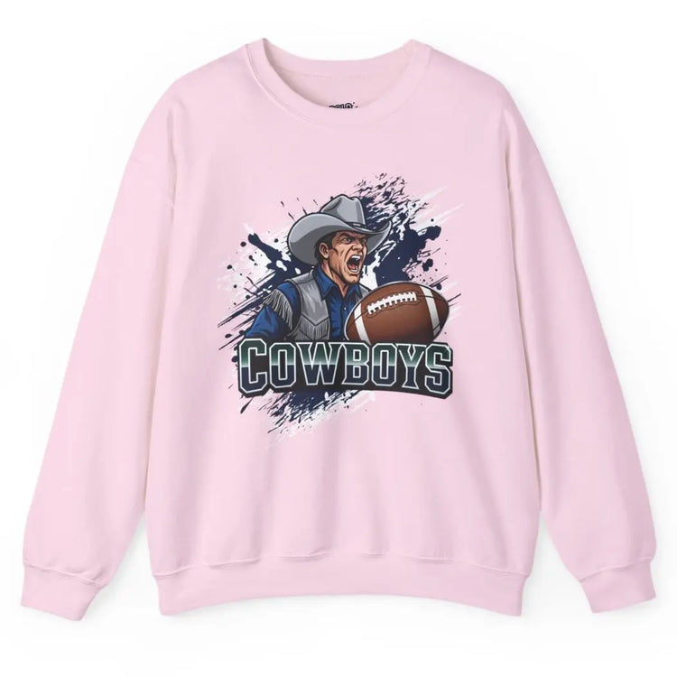Cowboys Football Cowboy Design Dallas Sweatshirt - Bold Printed Tees