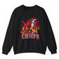 Chiefs Football Kanas City Graphic Crewneck Sweatshirt - Bold Printed Tees