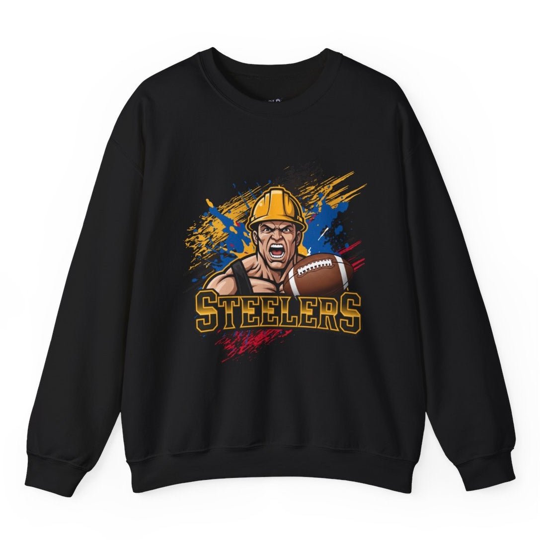 Steelers Football Game Day Pittsburgh Crewneck Sweatshirt - Bold Printed Tees
