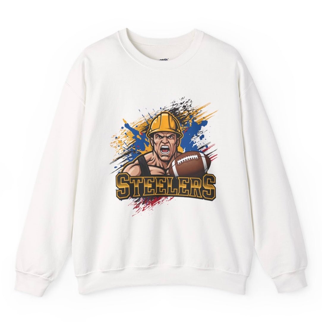 Steelers Football Game Day Pittsburgh Crewneck Sweatshirt - Bold Printed Tees